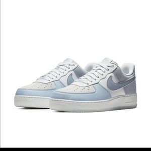 Blue Nike Air Force 1s
